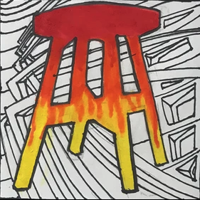 stool drawing